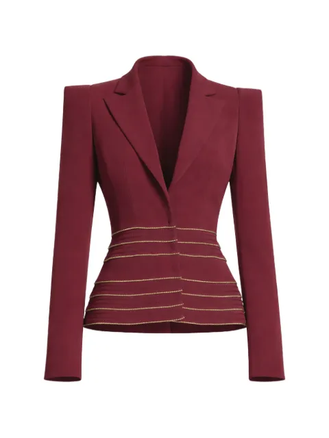 Elie Saab Cady embellished blazer Red J0202ER26CD025