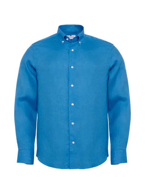 LOJA DAS MEIAS button-down collar shirt Blue COLCBOTAO