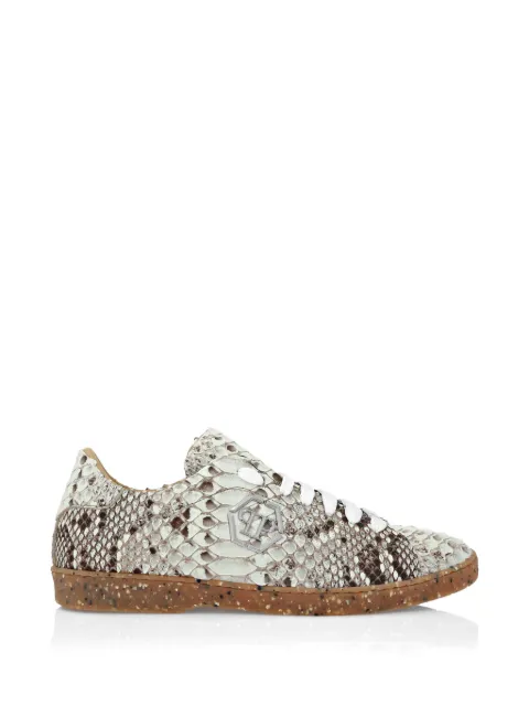 Philipp Plein python leather sneakers White SAESMSC3999PLE029P