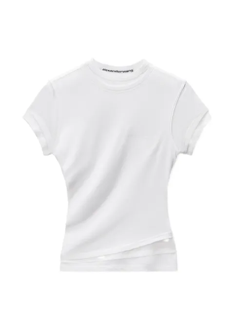 Alexander Wang layred short sleeve tee White 1CC2261286100