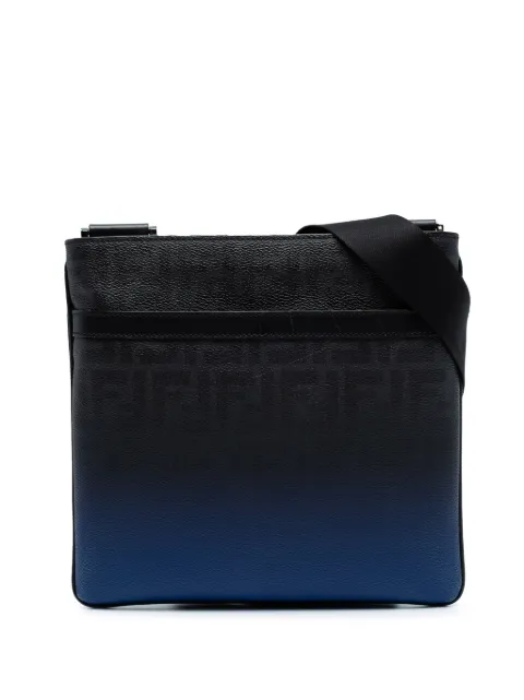 Fendi Pre-Owned 2010-2025 Zucca Spalmati Ombre crossbody bag Black LIFUULIWY7WDIA2P