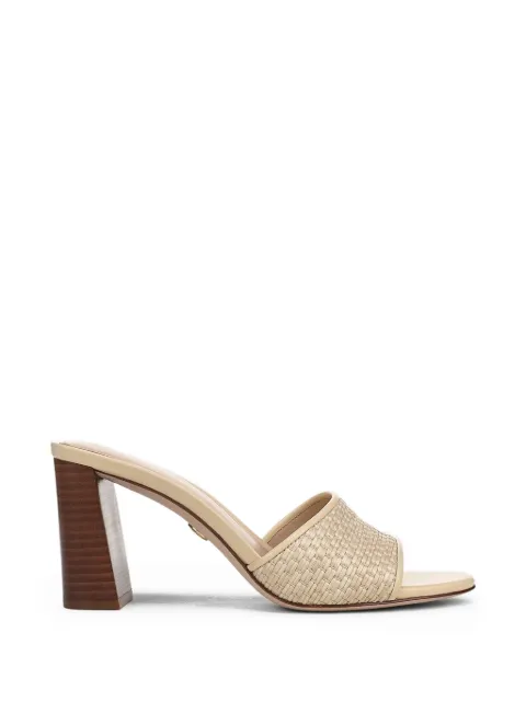 Veronica Beard Galessa woven block-heel sandals Neutrals GALESSA