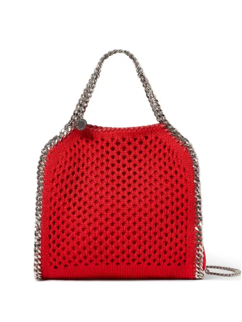 Stella McCartney Falabella mini mesh tote bag Red 371223WP0726