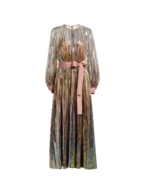 Elie Saab sequin-embroidered tulle dress Pink D1018NR26YA060