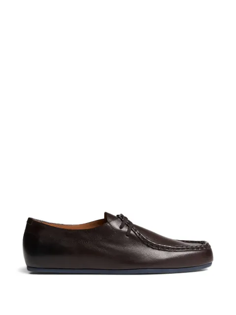 Jil Sander hood lace-up loafers Brown J32ZJ0026P7698