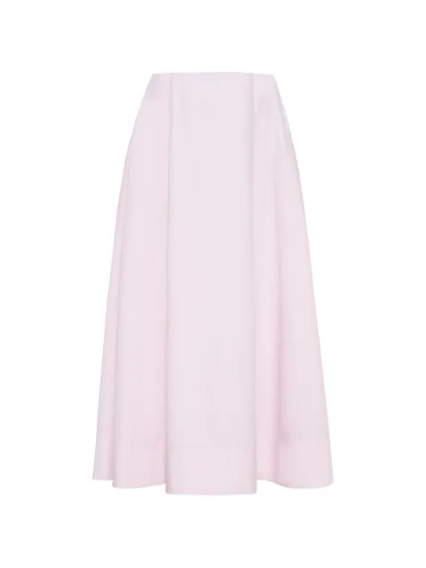 Adam Lippes Rene cotton poplin skirt Pink S26420CS