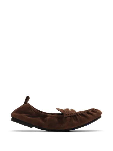 Burberry suede Fawn loafers Brown 8123572