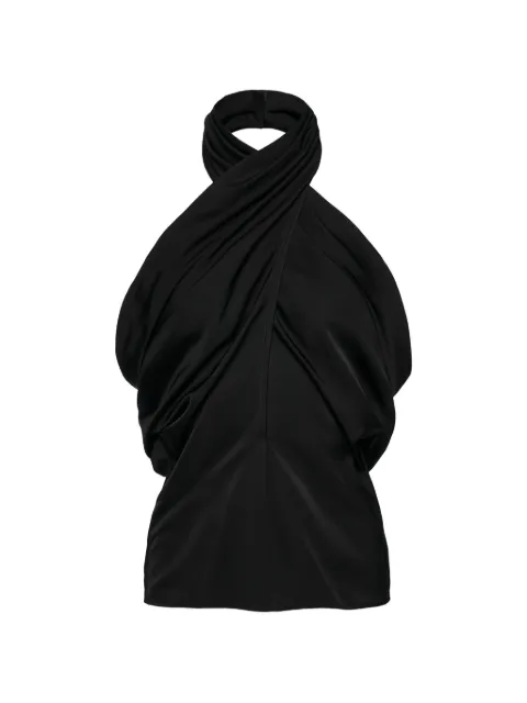 Magda Butrym halterneck top Black 196526