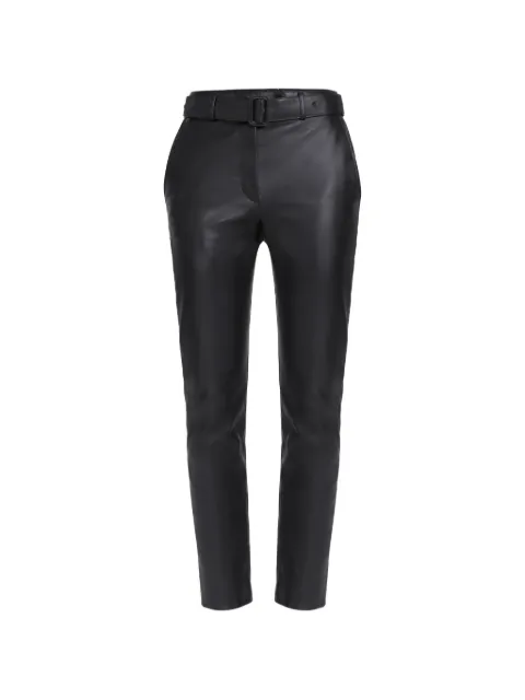 Elie Saab leather trousers Black P0169NR26L0001