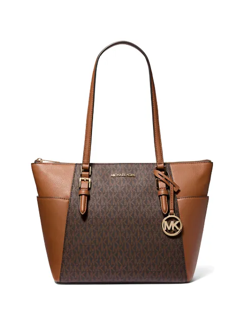 Michael Kors large Charlotte monogram-print tote bag Brown 35T0GCFT3B