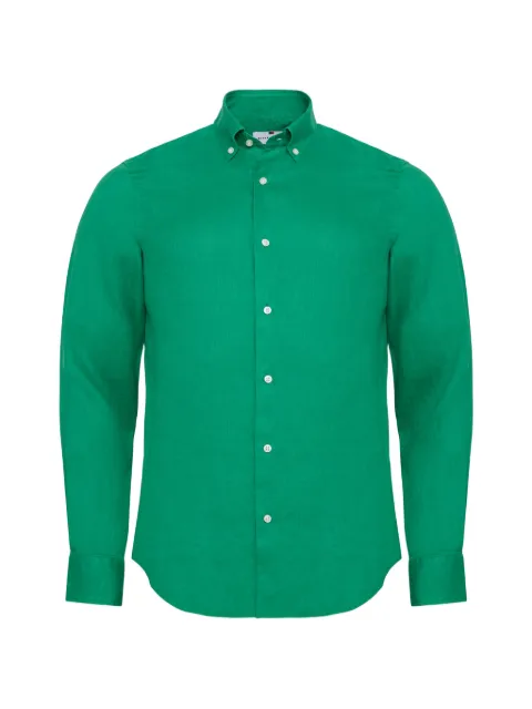 LOJA DAS MEIAS button-down long-sleeve shirt Green COLCBOTAO