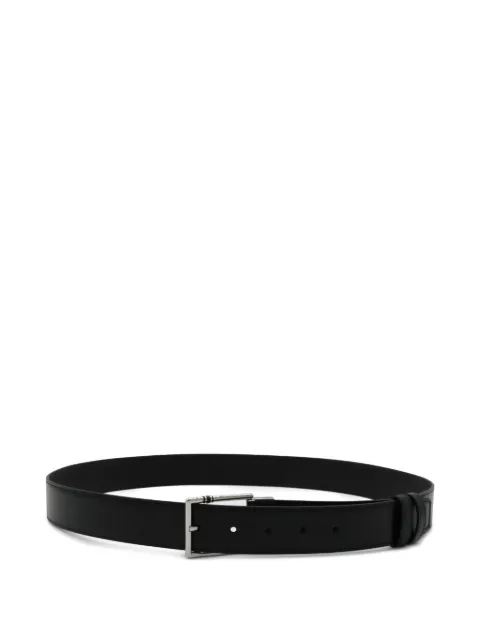 Montblanc leather buckle-fastening belt Black 222215BLACK