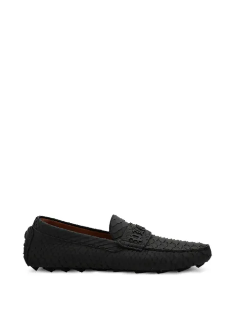 Philipp Plein real python mocassin Black PADSMSB0761PLE029P