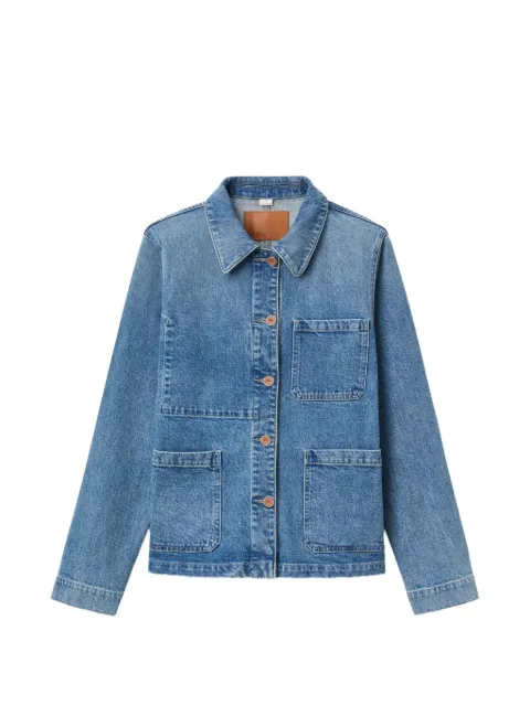 Lafayette 148 patch-pocket denim jacket Blue MJDP5W1M79