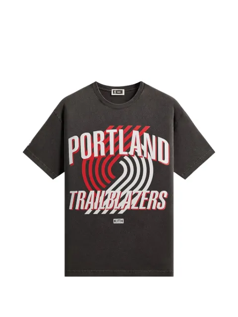 KITH x NBA All-Star Portland Trail Blazers graphic-print T-shirt Black KHM034992