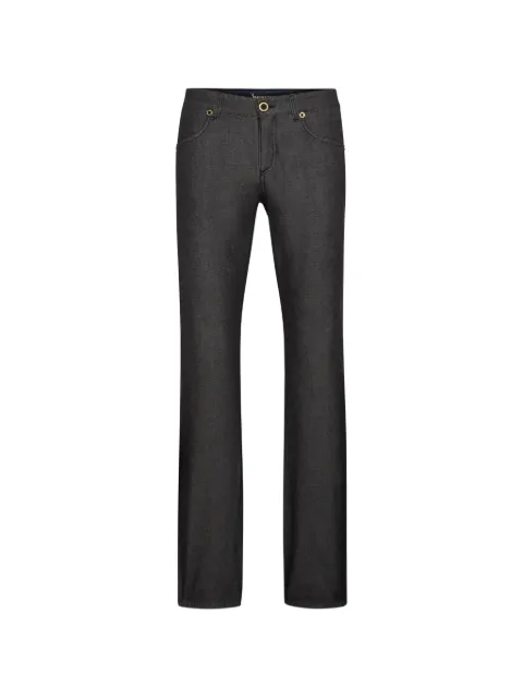 Billionaire logo-plaque regular-fit jeans Grey O19CMDT1864BLE060C