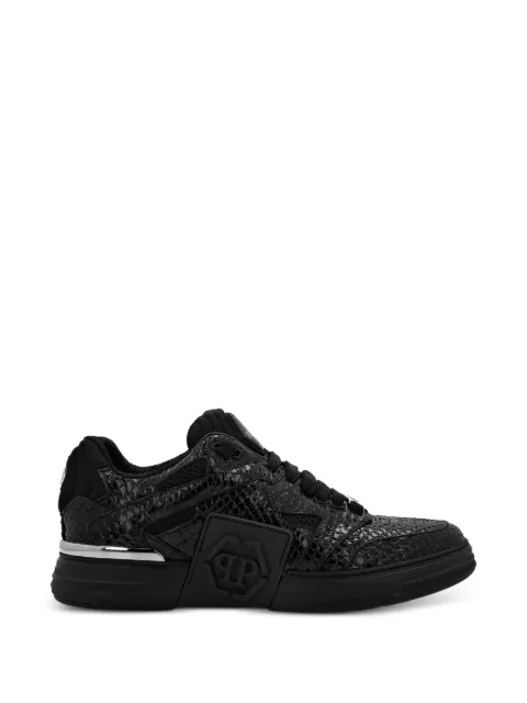Philipp Plein lo-top python sneakers Phantom $treet Black FADSUSC0618PLE029P