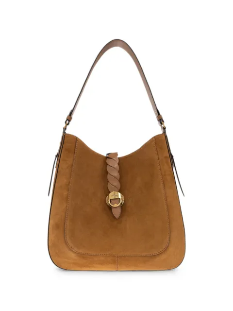 ISABEL MARANT Altay braided-detail shoulder bag Brown PP0353FAC2C21M