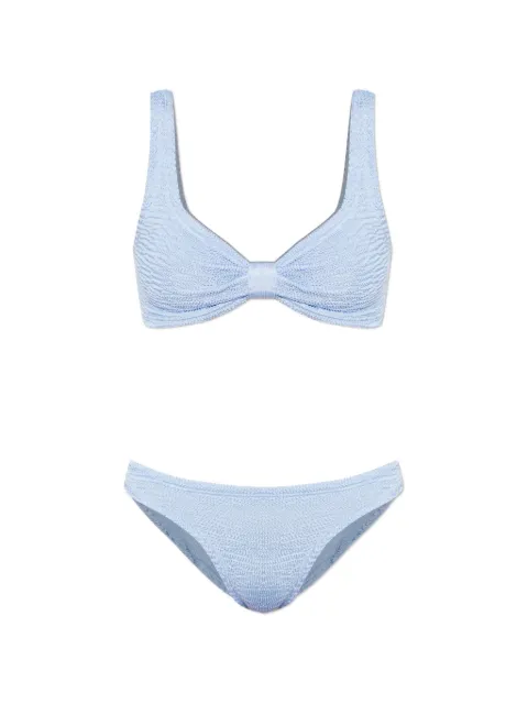 PARAMIDONNA Salma crinkle-effect bikini Blue SS25SMALAVSALMA0