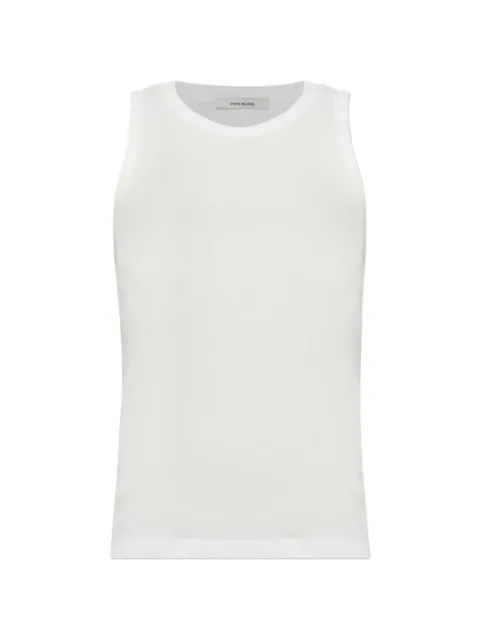 ENTIRE STUDIOS ribbed-trim sleeveless tank top White ESSS26TA029080