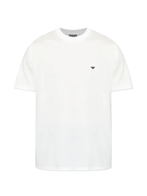 Emporio Armani logo-patch T-shirt White EM004592AF13747