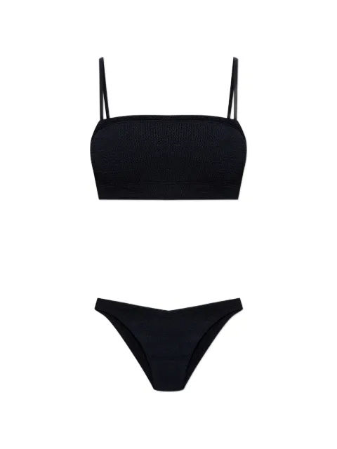 Hunza G Gigi crinkle-effect bikini Black GIGI