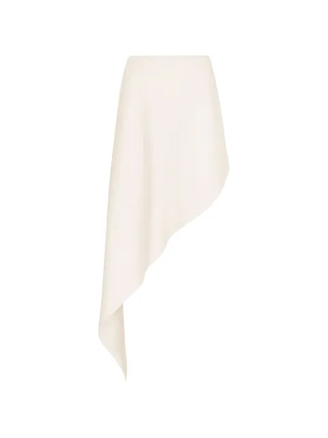 Alaïa asymmetric pointed skirt Neutrals AA9J2541W144C