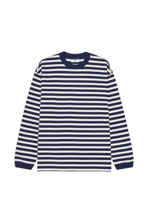 NN07 Lionel striped long-sleeve top Blue LIONEL