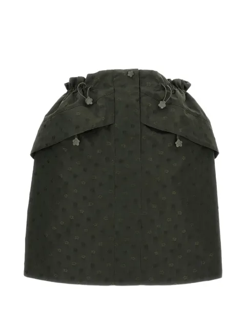 Cecilie Bahnsen Delina floral-jacquard mini skirt Green 26RTW17010OLIVE