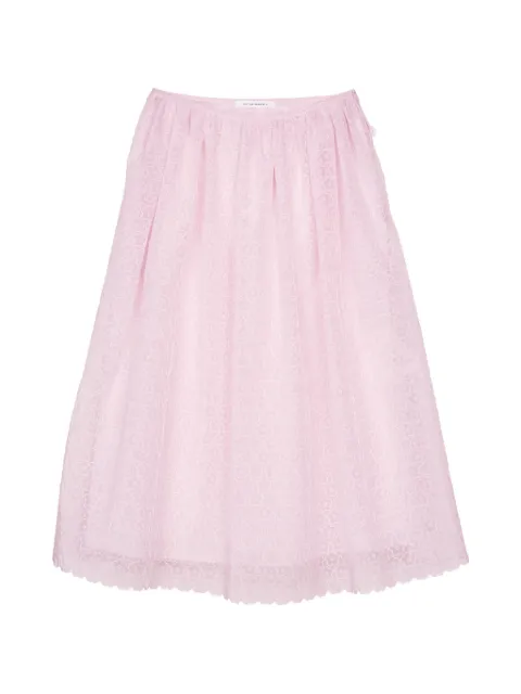 Cecilie Bahnsen Bala floral skirt Pink 26RTW17007