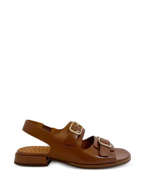 Chie Mihara Wena buckled leather sandals Brown WENA