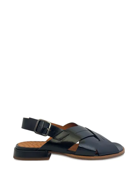 Chie Mihara crossover-strap buckle-fastening sandals Black WATATA