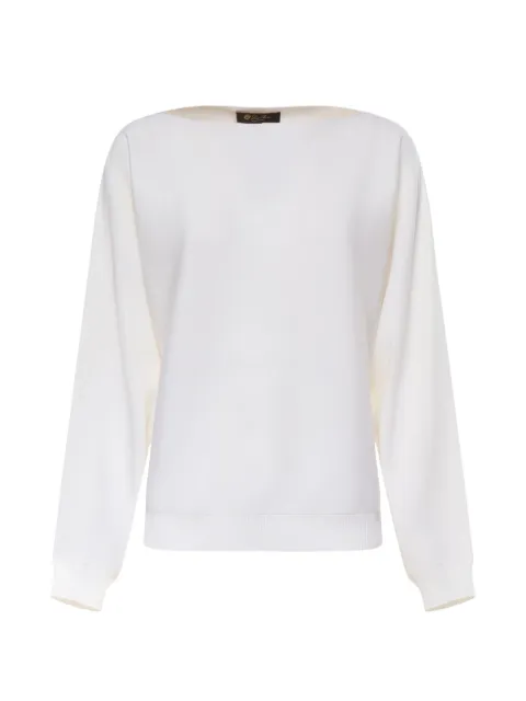 Loro Piana boat-neck sweater White FAQ4778