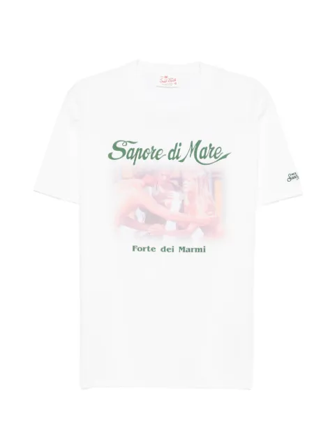 MC2 Saint Barth Denver graphic-print T-shirt White DNV0002SAPOREABBRACCIO01N