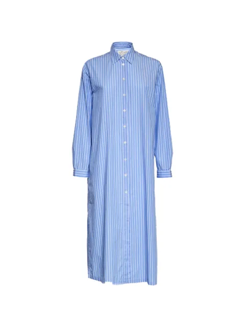 MC2 Saint Barth Meave Pullup stripe-pattern shirt dress Blue ADN000101292L