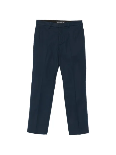 Department 5 Warren logo-patch trousers Blue UP03252M2TS0205