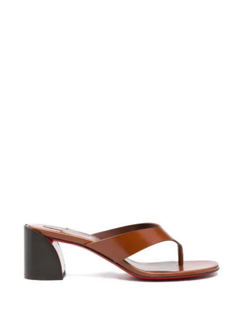 Christian Louboutin Janetonga block-heel sandals Brown 12607097249