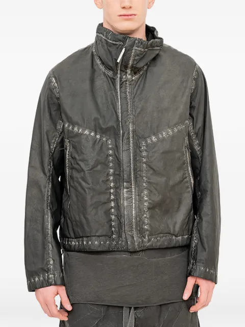 Isaac Sellam Experience Clairvoyant Membrane leather jacket Grey CLAIRVOYANTMEMBRANE
