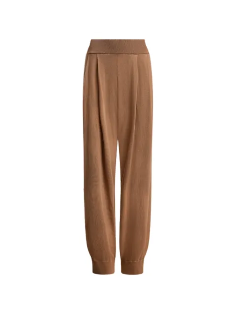 12 STOREEZ Jasmin pleated trousers Brown 135450