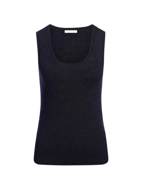 12 STOREEZ ribbed-knit wool tank top Grey 134032