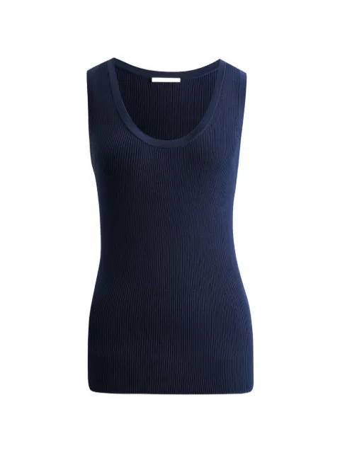 12 STOREEZ Zoe ribbed-knit tank top Blue 135844