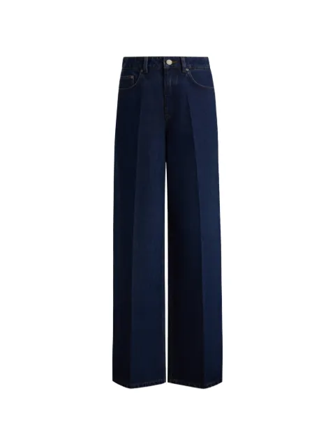 12 STOREEZ 415 button-fastening wide-leg jeans Blue 133867