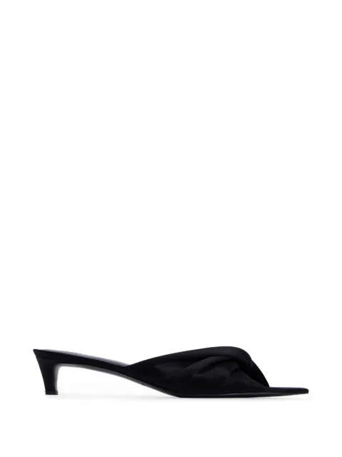 12 STOREEZ silk sandals Black 134676