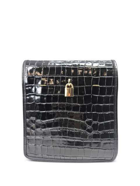 Madison Maison Moc Croc crossbody bag Black 1440