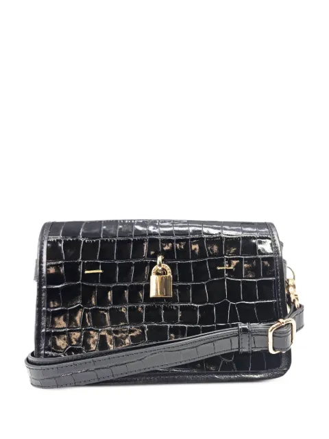 Madison Maison Moc Croc crossbody bag Black 1441
