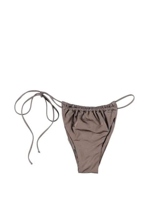 BELAMER Tina ruched bikini bottom Brown TINABOTTOM