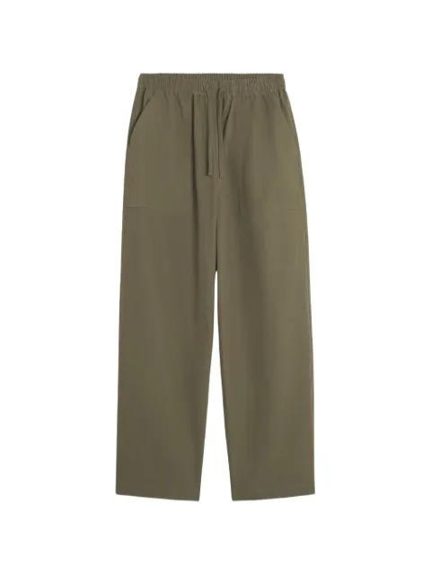 Maison Kitsuné drawstring-waistband trousers Green QM01109WW9102