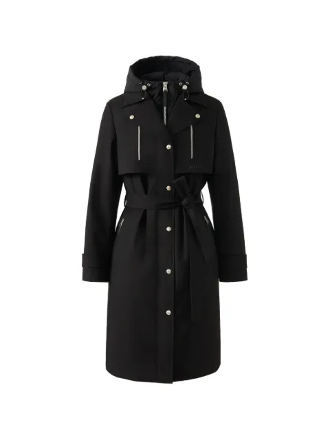 Mackage Siobhan hooded trench coat Black SIOBHAN