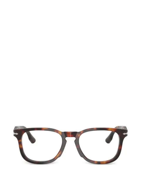 Persol tortoiseshell-effect square-frame glasses Brown PO8003V