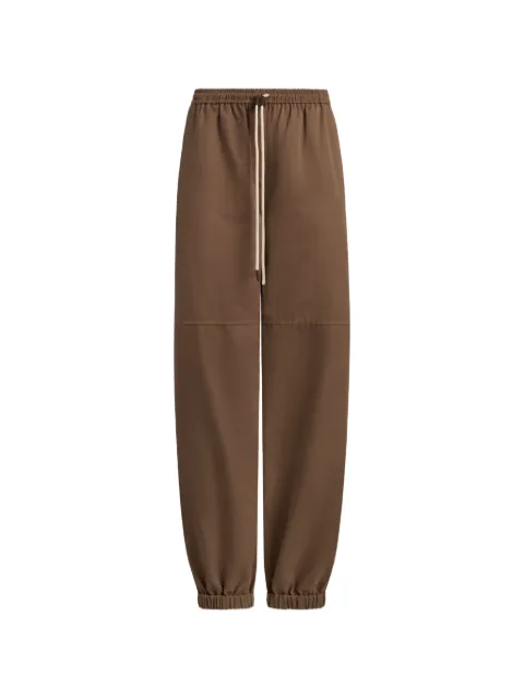 12 STOREEZ drawstring track pants Brown 133877